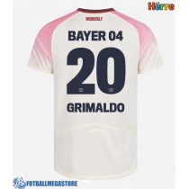 Fotballdrakt Herre Bayer Leverkusen Alejandro Grimaldo #20 Bortedrakt 2025-26 Kortermet